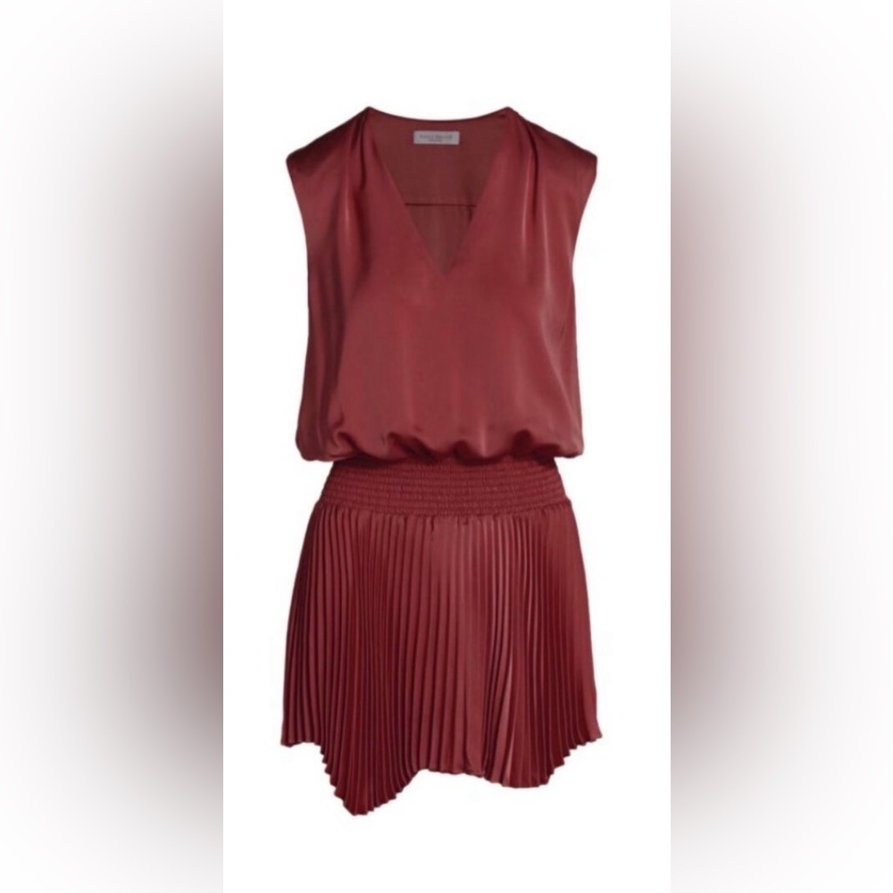 ramy brook rori dress bordo
